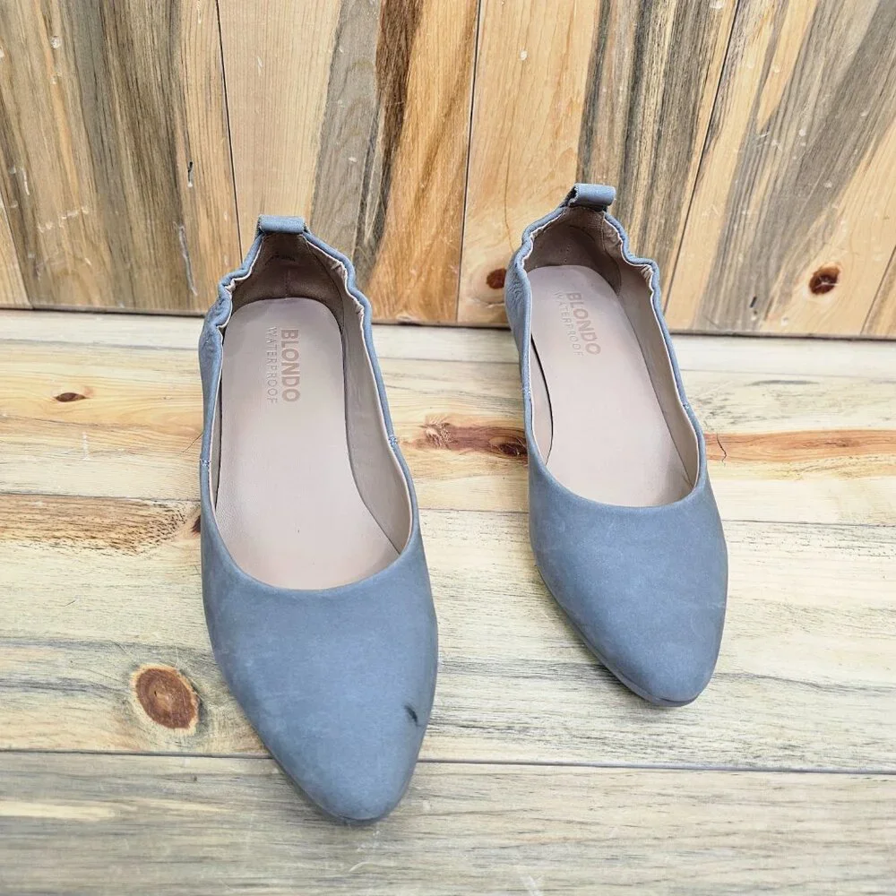 Blondo Etta Tan Waterproof Wedge Shoes - Size 9